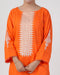 Eminent Women's Embroidered Kurti - Orange