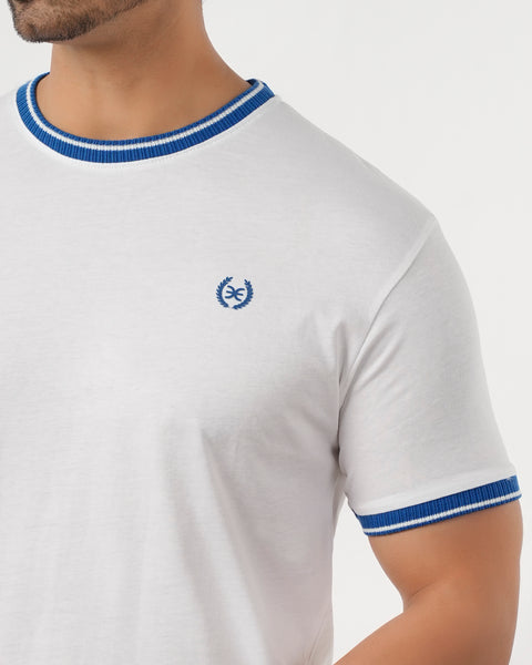 Eminent Men's Half Sleeves T-Shirt - White