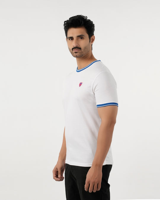 Eminent Men's Half Sleeves T-Shirt - White