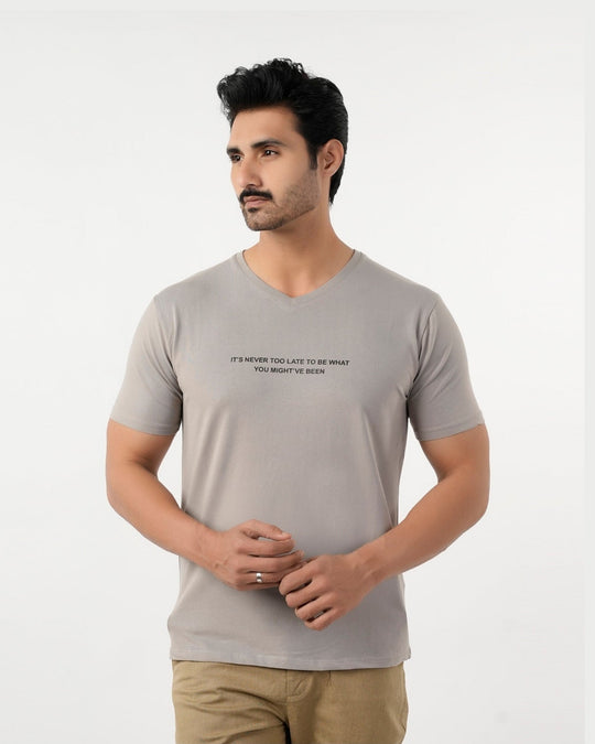 Eminent Men's Round Neck Half Sleeves Printed T Shirt