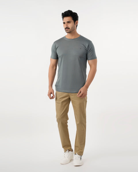 Eminent Men's Half Sleeves Round Neck T-Shirt - Stormy Wea