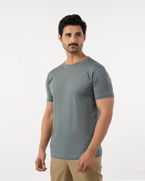 Eminent Men's Half Sleeves Round Neck T-Shirt - Stormy Wea