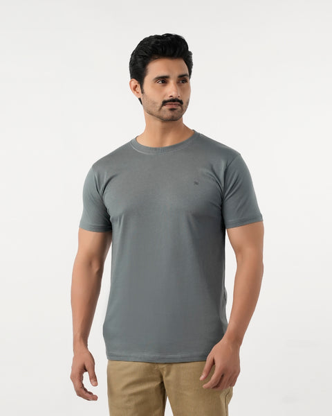 Eminent Men's Half Sleeves Round Neck T-Shirt - Stormy Wea