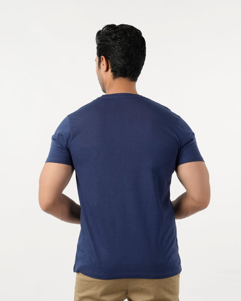 Eminent Men's Round Neck Half Sleeves Printed T-Shirt