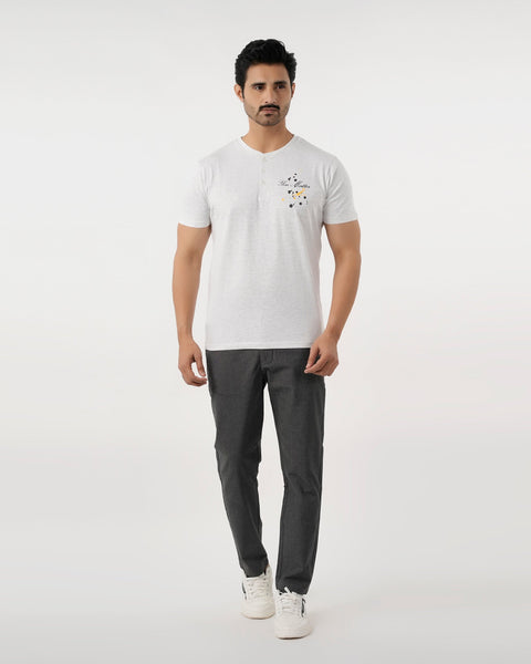 Eminent Men's Round Neck Half Sleeves Printed T-Shirt