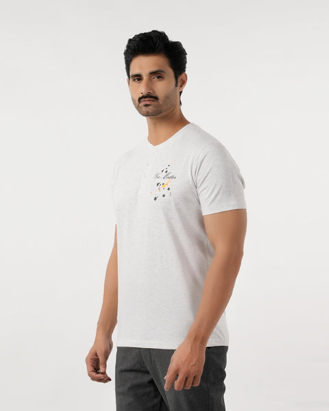 Eminent Men's Round Neck Half Sleeves Printed T-Shirt