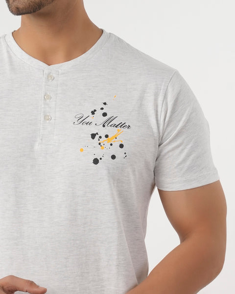 Eminent Men's Round Neck Half Sleeves Printed T-Shirt