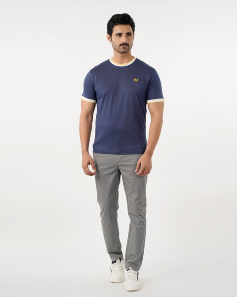 Eminent Men's Half Sleeves T-Shirt - Navy Blue