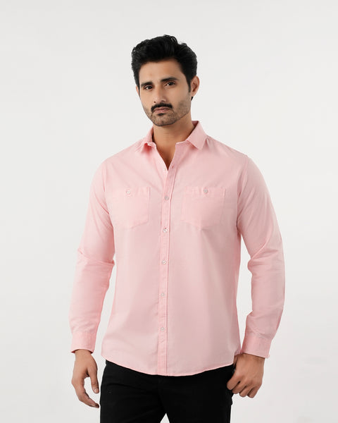 Eminent Men's Casual Chambray Shirt