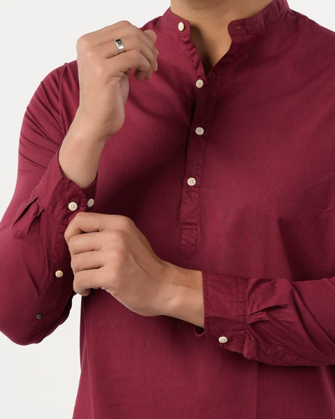 Eminent Men's Casual Plain Shirt