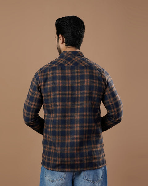 Eminent Men's Casual Flannel Check Shirt