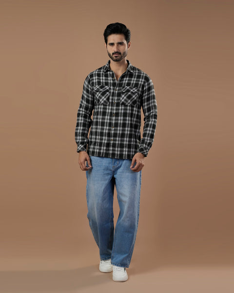 Eminent Men's Casual Full Sleevs Flannel Shirt