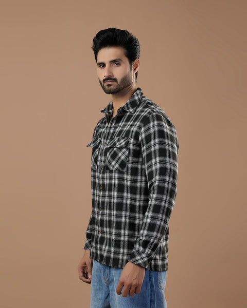 Eminent Men's Casual Full Sleevs Flannel Shirt