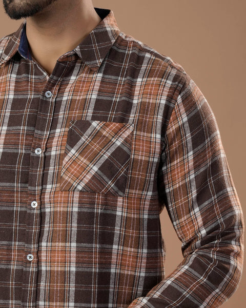 Eminent Men's Casual Full Sleevs Flannel Shirt