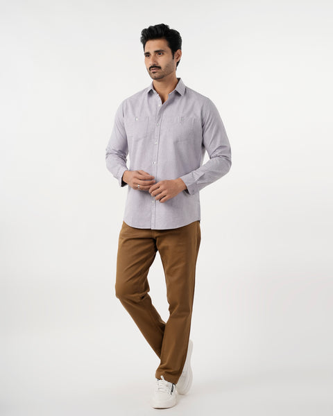 Eminent Men's Casual Chambray Shirt