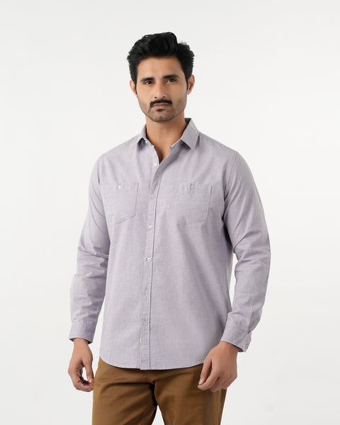 Eminent Men's Casual Chambray Shirt