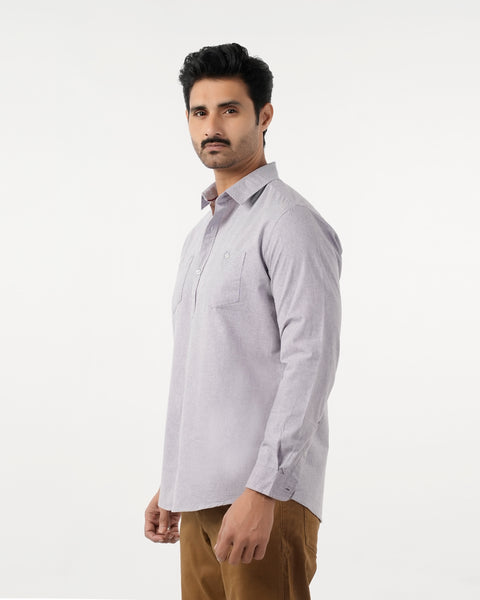 Eminent Men's Casual Chambray Shirt