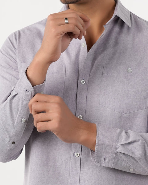 Eminent Men's Casual Chambray Shirt