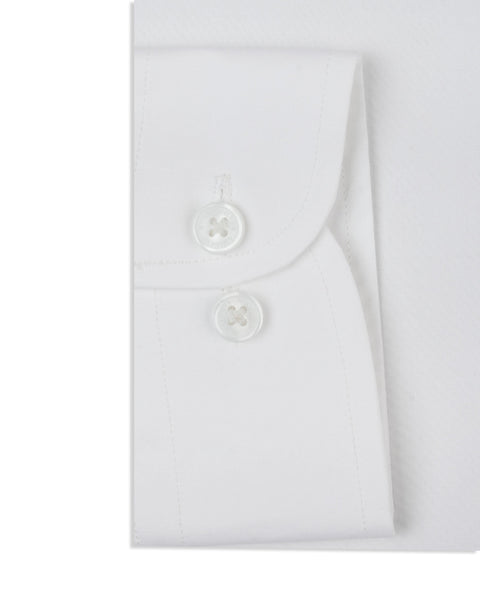 Eminent Men's Formal Plain Shirt - White