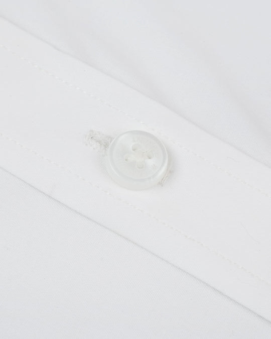 Eminent Men's Formal Plain Shirt - White