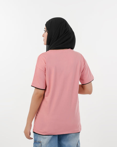 Eminent Women's Half Sleeves T-Shirt - Flamingo