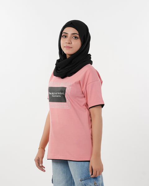 Eminent Women's Half Sleeves T-Shirt - Flamingo