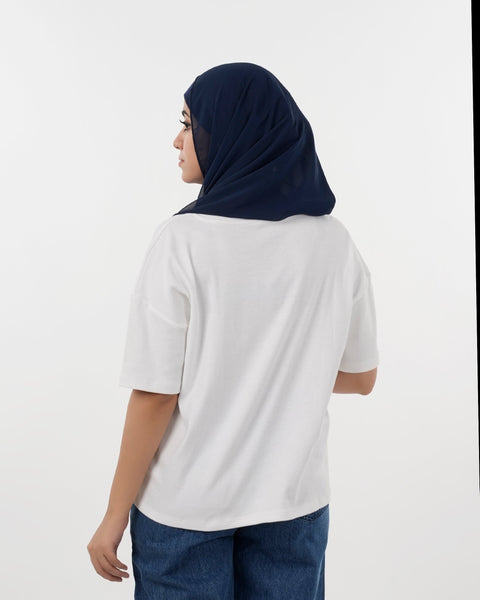 Eminent Women's Half Sleeves T-Shirt - White