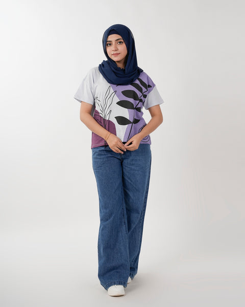 Eminent Women's Half Sleeves T-Shirt - Blue