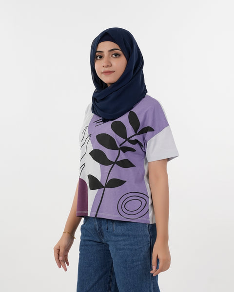 Eminent Women's Half Sleeves T-Shirt - Blue