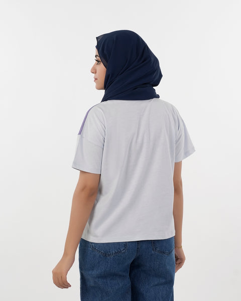 Eminent Women's Half Sleeves T-Shirt - Blue