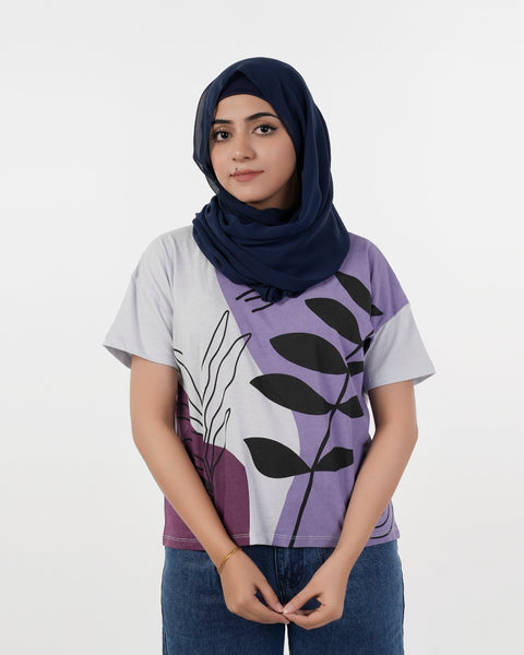 Eminent Women's Half Sleeves T-Shirt - Blue