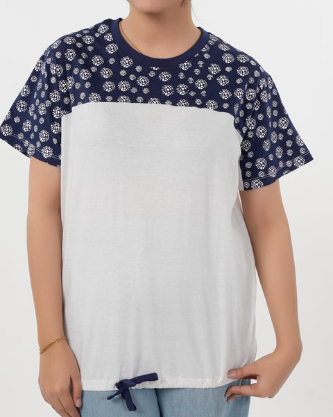 Eminent Women's Half Sleeves T-Shirt - Mid Blue