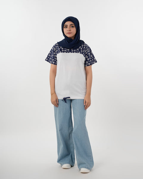 Eminent Women's Half Sleeves T-Shirt - Mid Blue