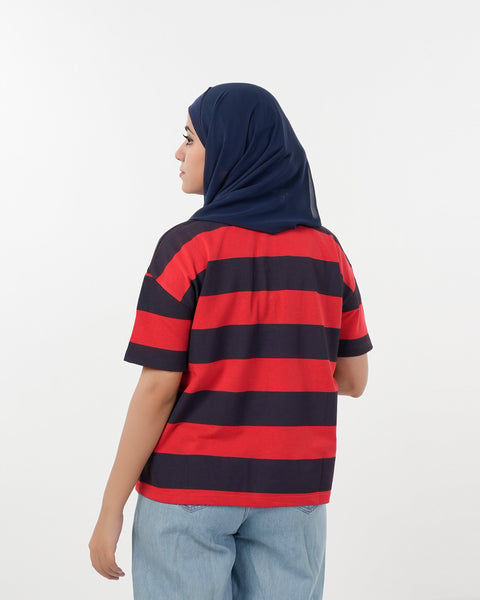 Eminent Women's Half Sleeves T-Shirt - Navy Blue