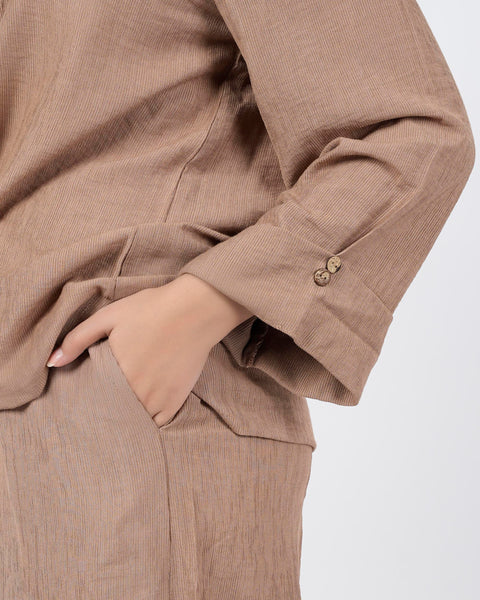 Eminent Women's Co-Ord Set - Brown