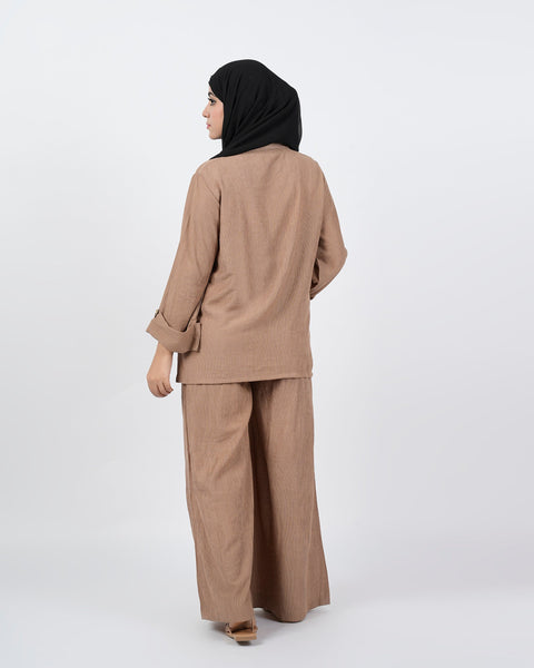 Eminent Women's Co-Ord Set - Brown