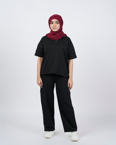 Eminent Women's Cord Set - Black, Women Co-Ord Set, Eminent, Chase Value