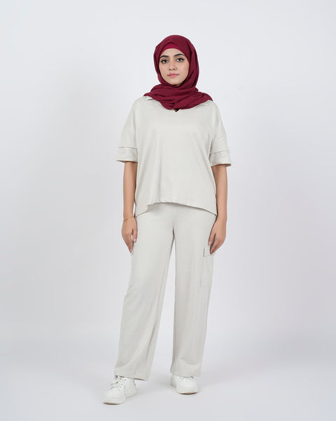 Eminent Women's Cord Set - Sand, Women Co-Ord Set, Eminent, Chase Value