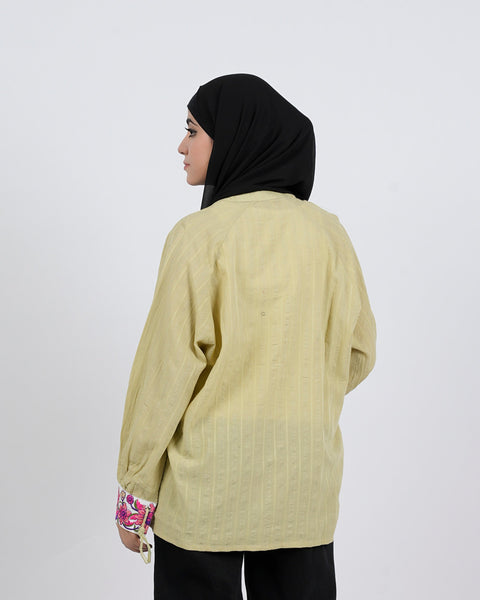 Eminent Women's Embroidered Western Top - Green