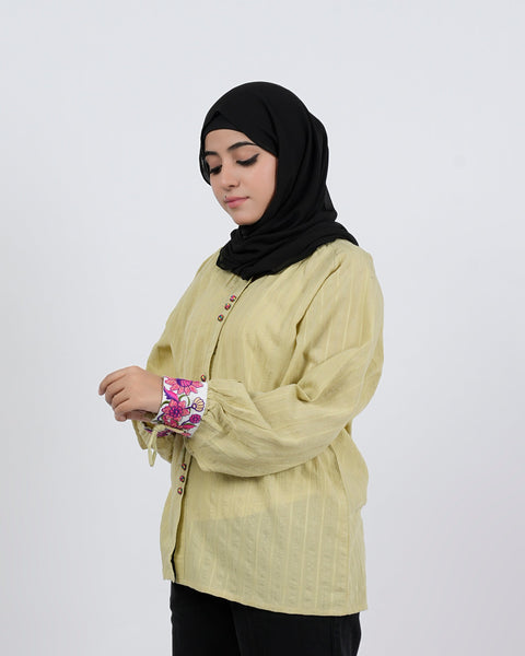 Eminent Women's Embroidered Western Top - Green