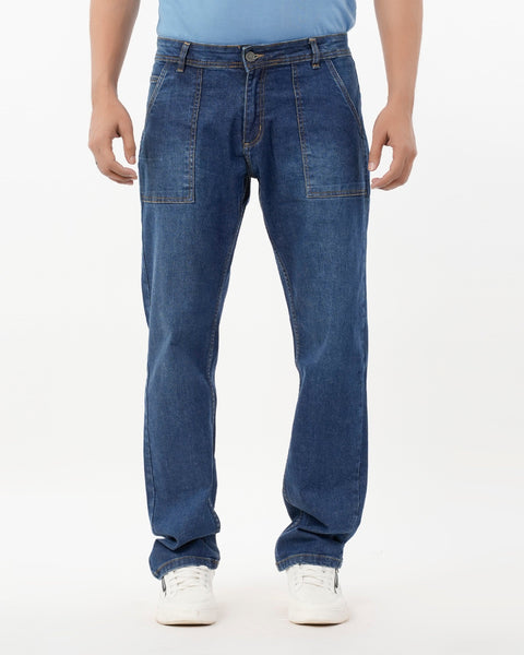 Eminent Men Cross Pocket Denim Pant