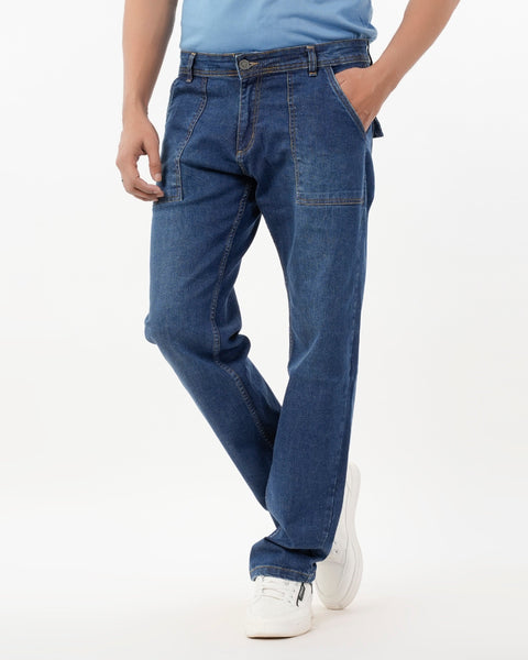 Eminent Men Cross Pocket Denim Pant