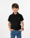 Eminent Boys Half Sleeves Polo T-Shirt - Black