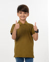 Eminent Boys Polo Half Sleeves T-Shirt - Green