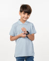 Eminent Boys Polo Half Sleeves T-Shirt - Celestial