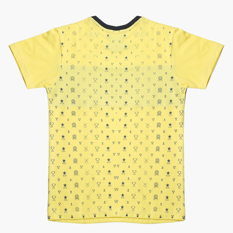 Eminent Boys Half Sleeves T-Shirt - Yellow, Boys T-Shirts, Eminent, Chase Value
