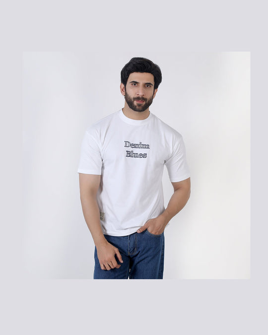 Eminent Men's Half Sleeves Printed T-Shirt - White, Men's T-Shirts & Polos, Eminent, Chase Value
