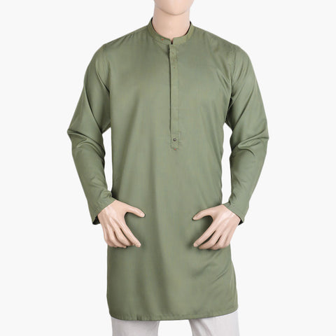 Eminent Men's Trim Fit Kurta - Green, Men's Kurtas, Eminent, Chase Value