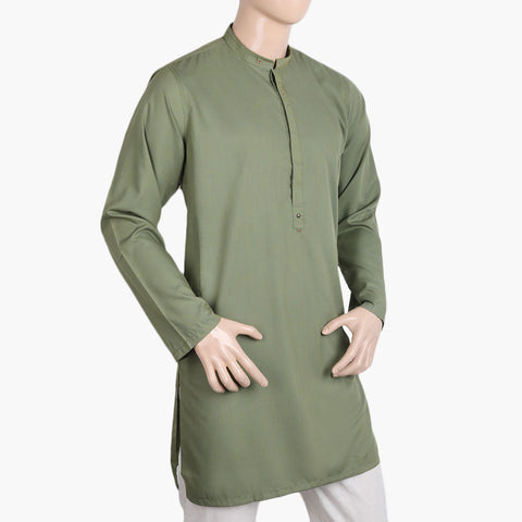 Eminent Men's Trim Fit Kurta - Green, Men's Kurtas, Eminent, Chase Value