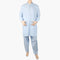 Eminent Men's Trim Fit Kurta Pajama Suit - Light Blue, Men's Shalwar Kameez, Eminent, Chase Value